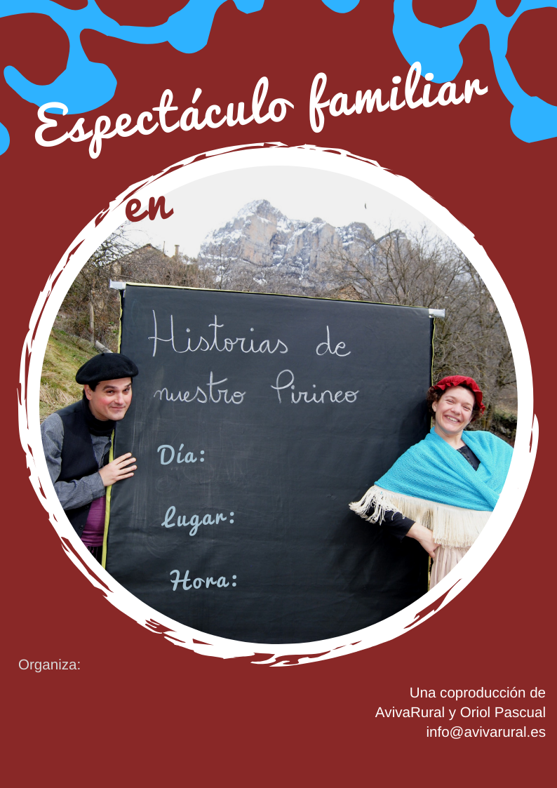 Cartel espectáculo Historias Pirineo