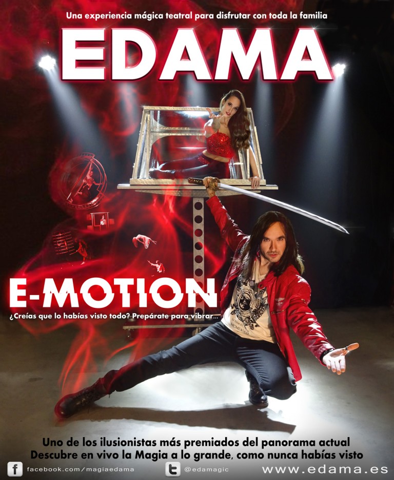 Espectáculo Edama la magia del ilusionista español