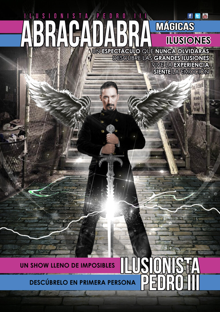 Cartel ABRACADABRA mágicas ilusiones